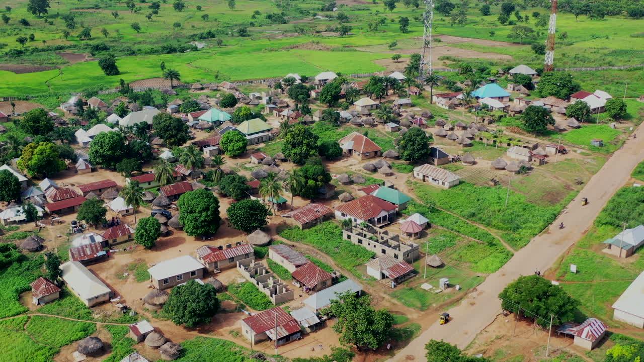 Road network and communities in Benue State